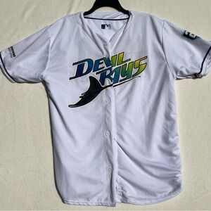 Tampa Bay Devil Rays jersey reversible jersey SZ L